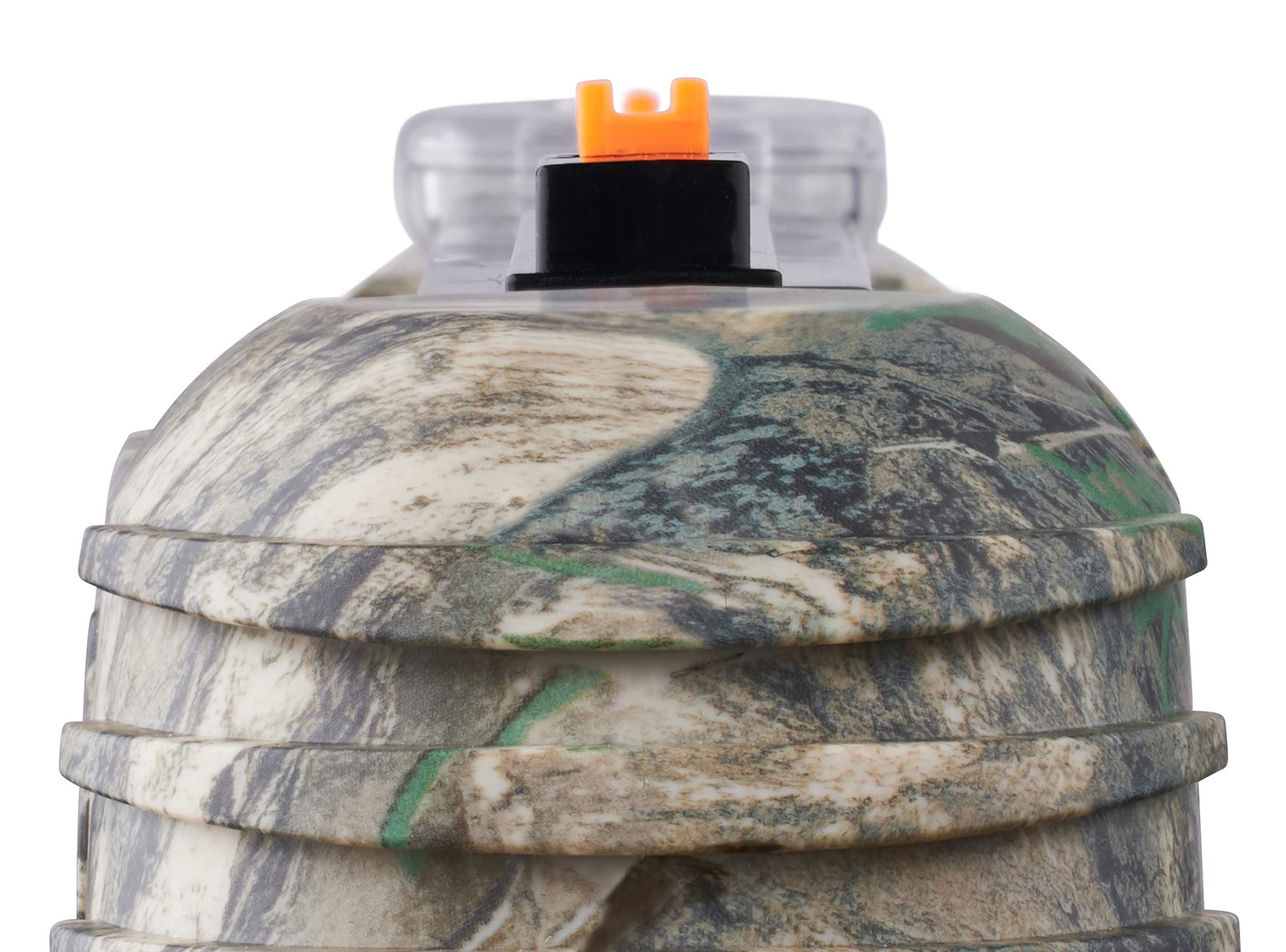 BUG-A-SALT Realtree Camo 3.0 salt hopper design supports easy reloads.