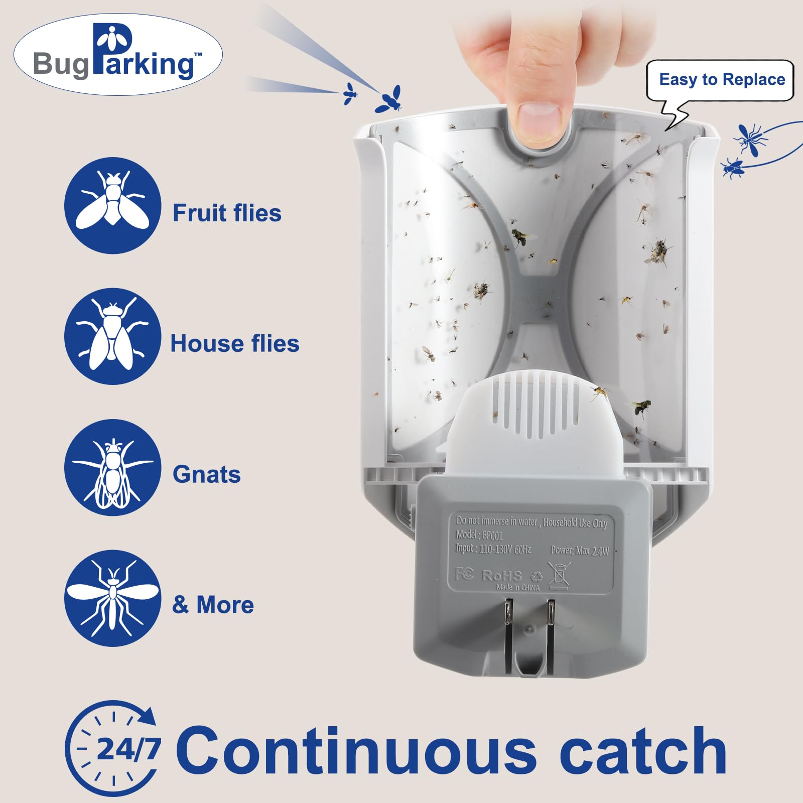 Bug Parking two-device setup for uninterrupted pest control in living spaces.