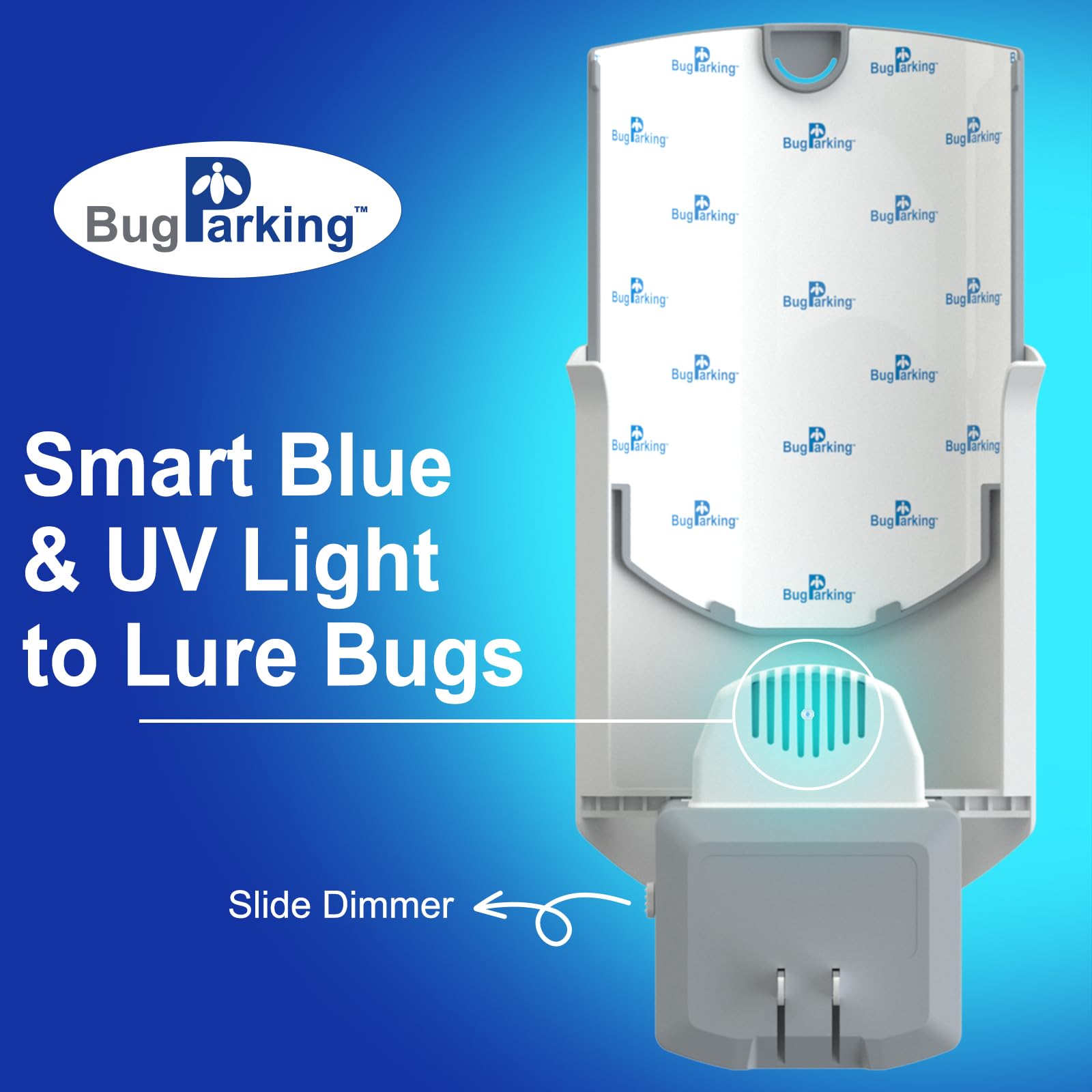 Bug Parking adhesive back catches insects unseen for a cleaner home.