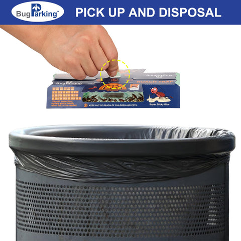 Bug Parking traps fit under sinks for discreet roach control.