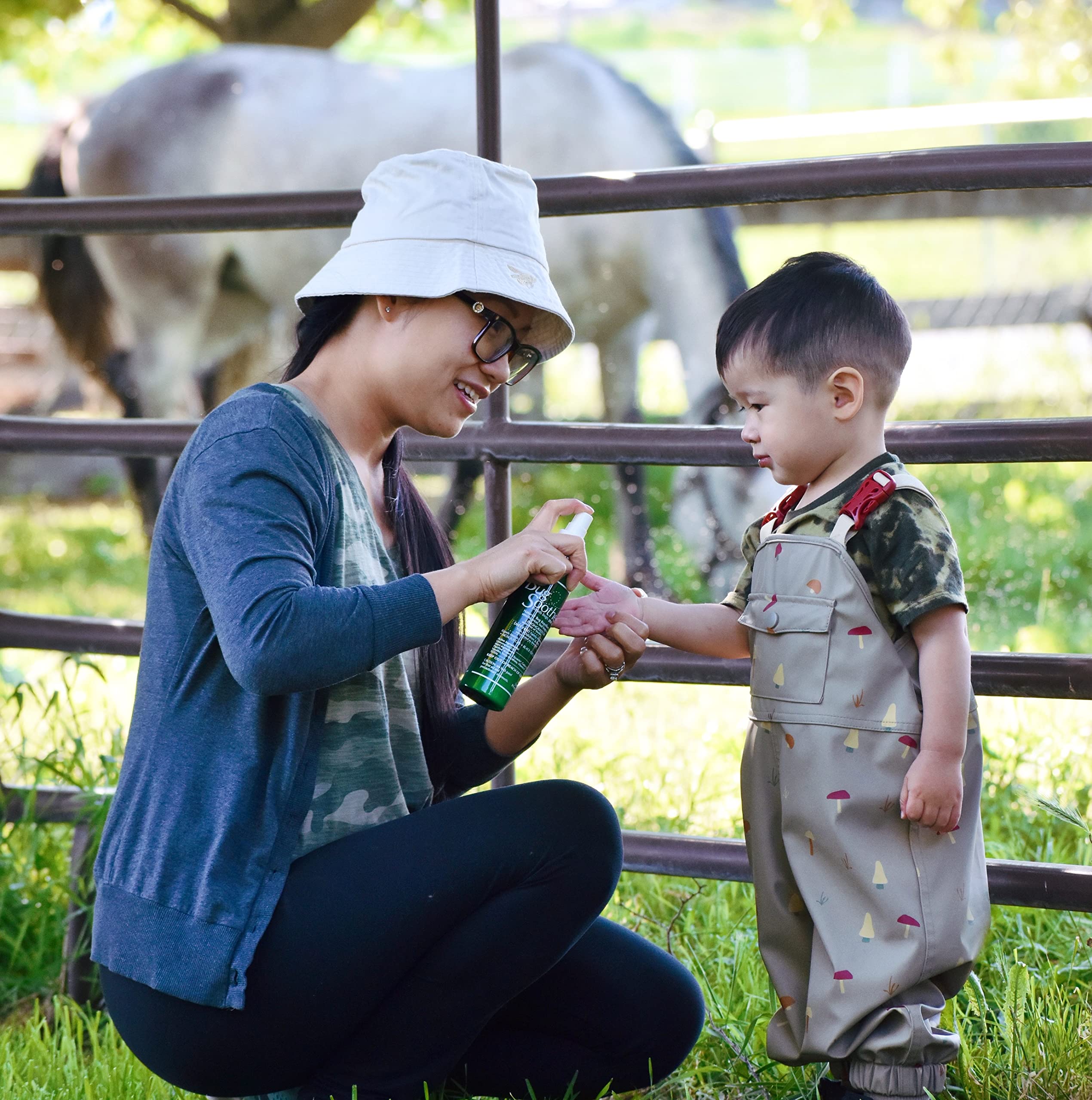Bug Soother fresh scent enhances outdoor activities