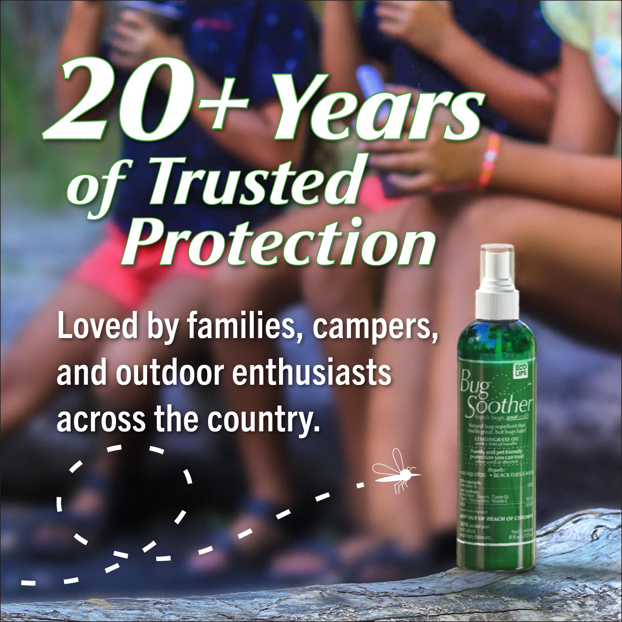 Bug Soother garden farm use photo highlights versatile protection around property