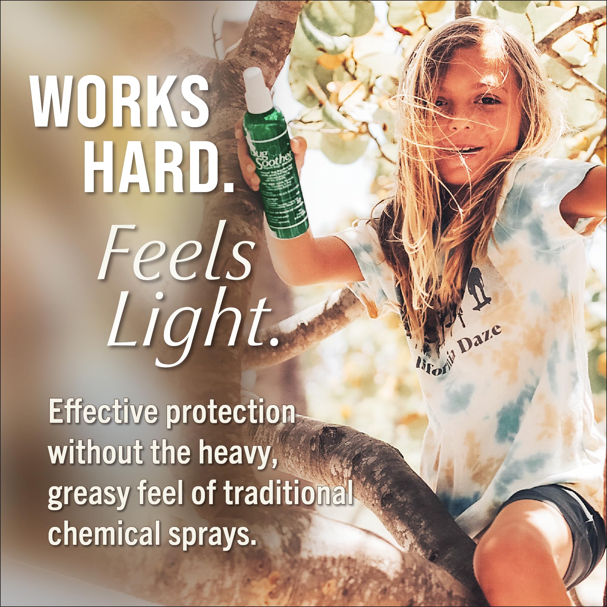 Bug Soother natural ingredients base highlights skin-friendly, gentle repellent formulation