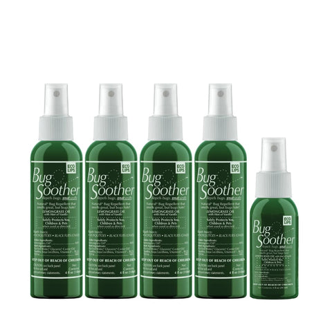 Bug Soother Spray bundle front view ready for outdoor protection