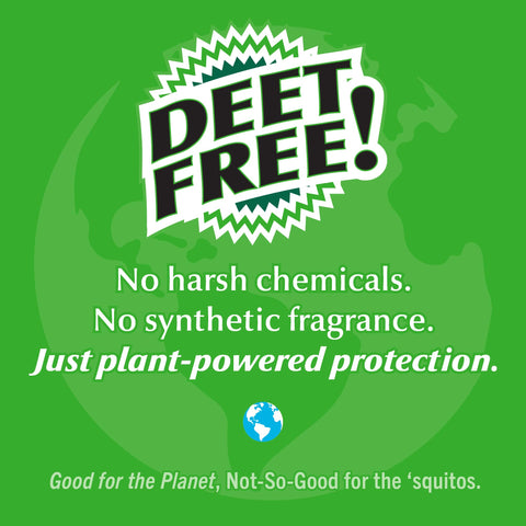 Family picnic outdoors with Bug Soother spray in a bag