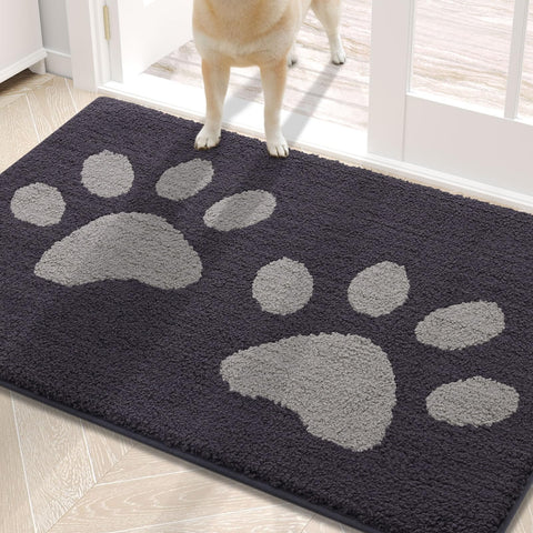 Buganda dog door mat muddy paws captures moisture for a cleaner entry