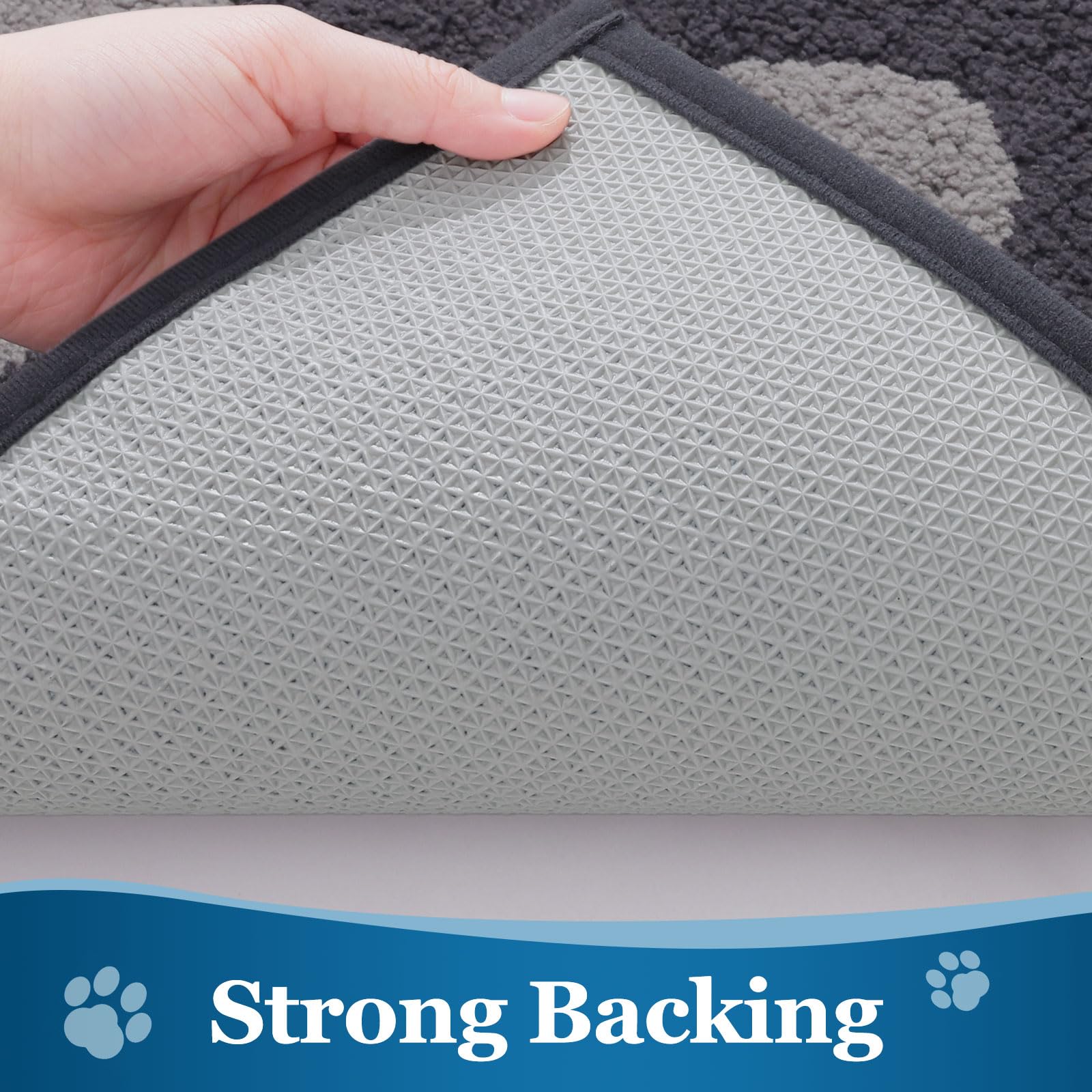 Buganda easy-clean mat dries quickly after washing for daily use.
