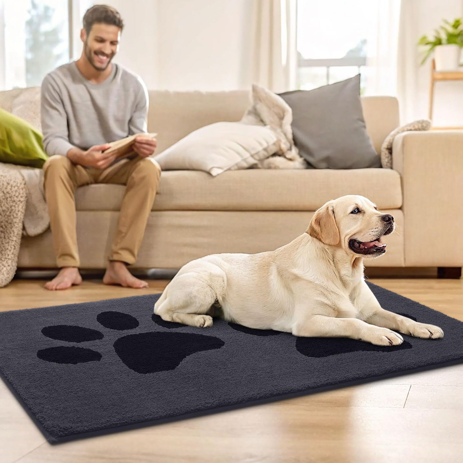 Buganda front entrance mat enhances welcome areas with soft texture
