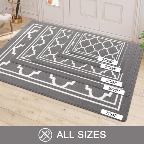 Buganda Indoor Door Mat fits entryways and stairs for everyday use.