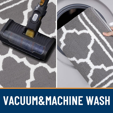 Buganda Indoor Door Mat is machine washable for easy maintenance.