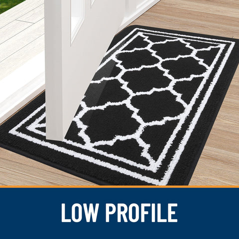 Buganda indoor doormat easy-clean machine-washable for quick refresh.