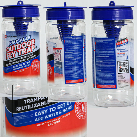 BugBane Fly Trap Outdoor ideal for patios, yards and ranch settings.