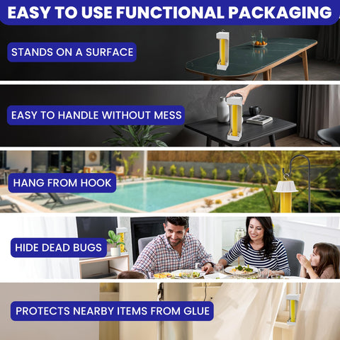 BugBane waterproof glue trap suitable for outdoor use across weather.