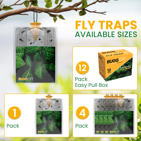 Bugg OFF long-lasting scent keeps outdoor spaces pleasantly fly-free.