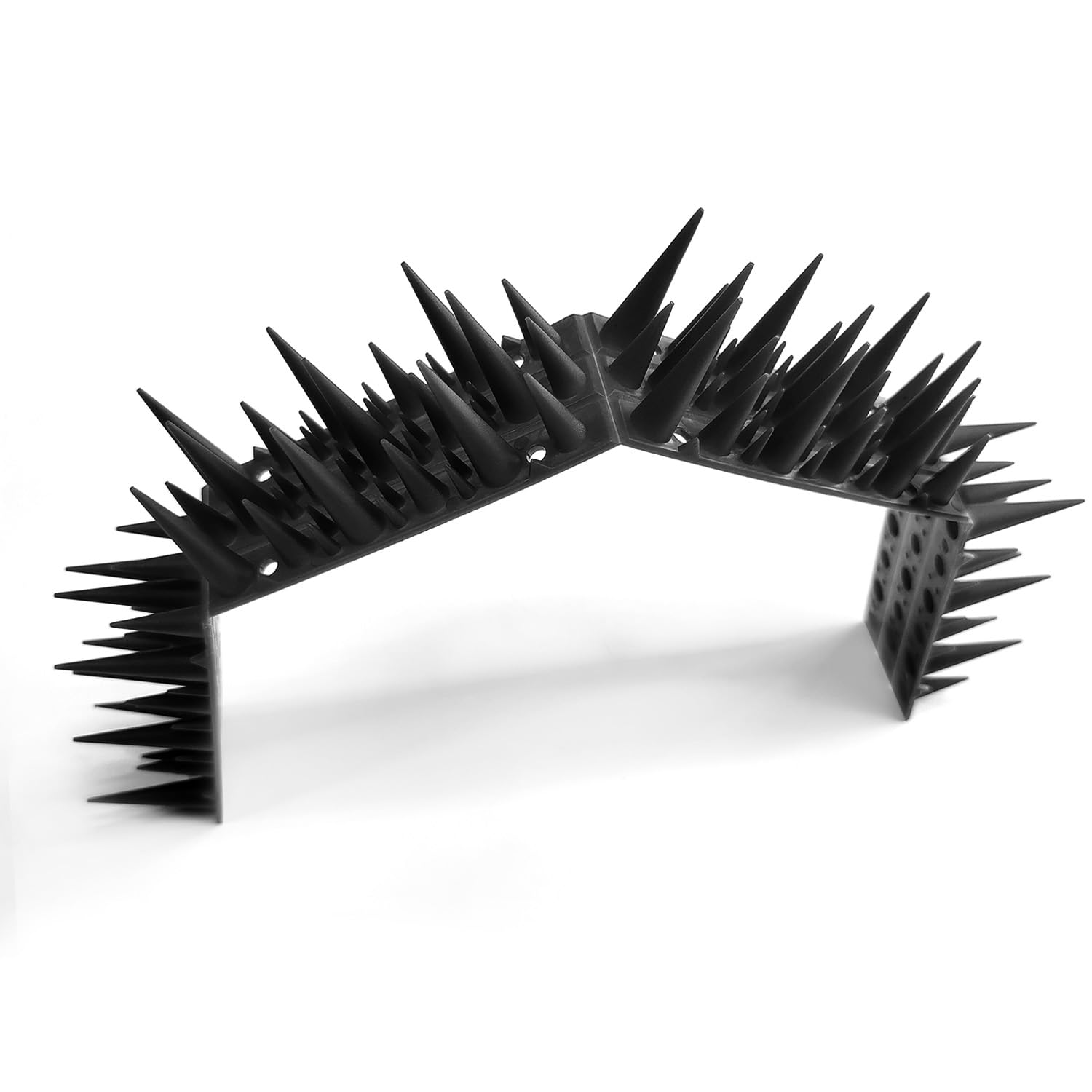BUGGOFF durable plastic spikes resist weather and require little maintenance.
