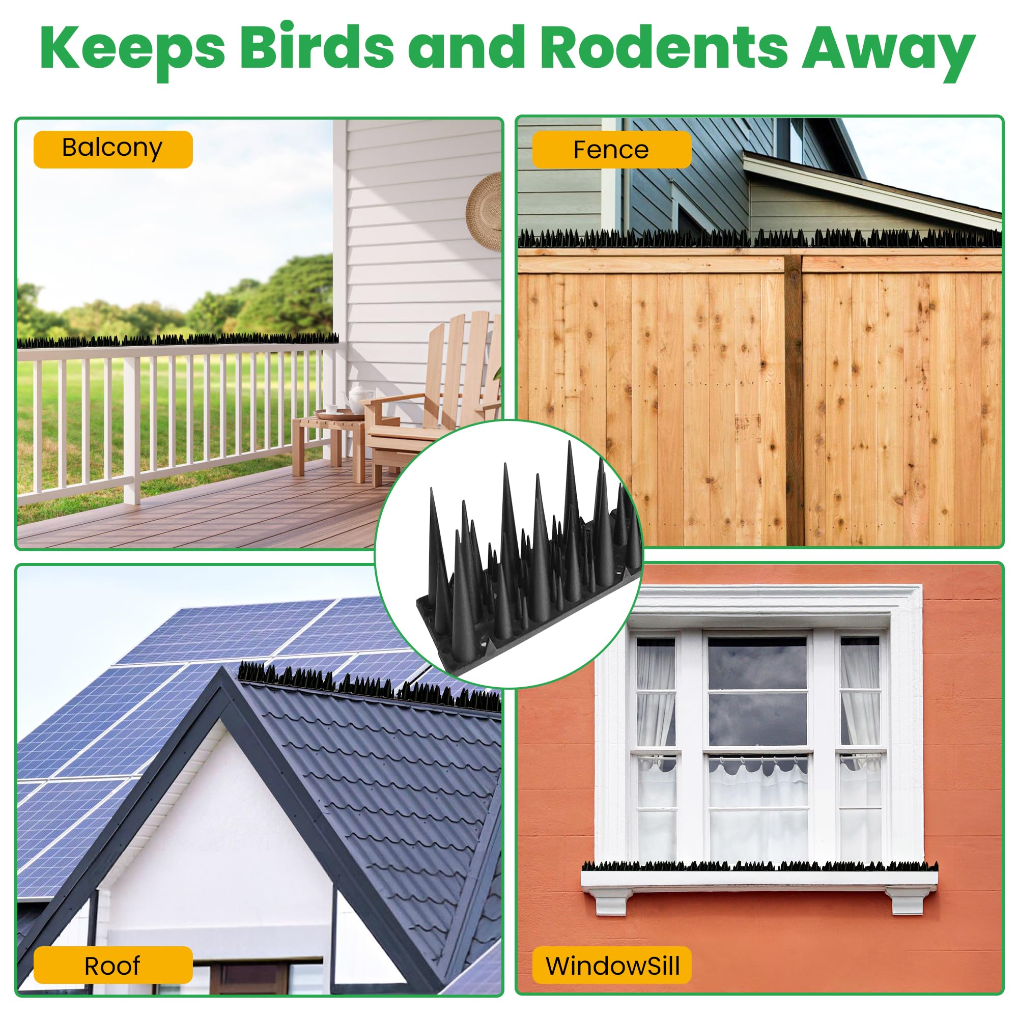 BUGGOFF easy install on roofs and walls enhances deterrence.