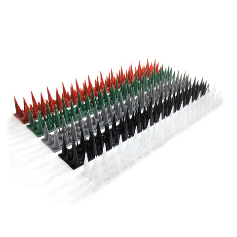 BUGGOFF wide-use spikes protect fences, gates, and walls from pests.