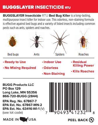 BUGGSLAYER 35 years of experience behind every bottle.