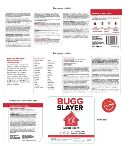 BUGGSLAYER indoor insect killer ideal for quick household applications.