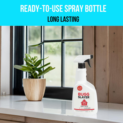 BUGGSLAYER strong formula remains effective for up to 12 months against cockroaches.