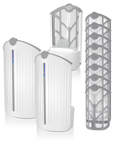 BuggyBands Flying Insect Trap front view with dual light for continuous protection