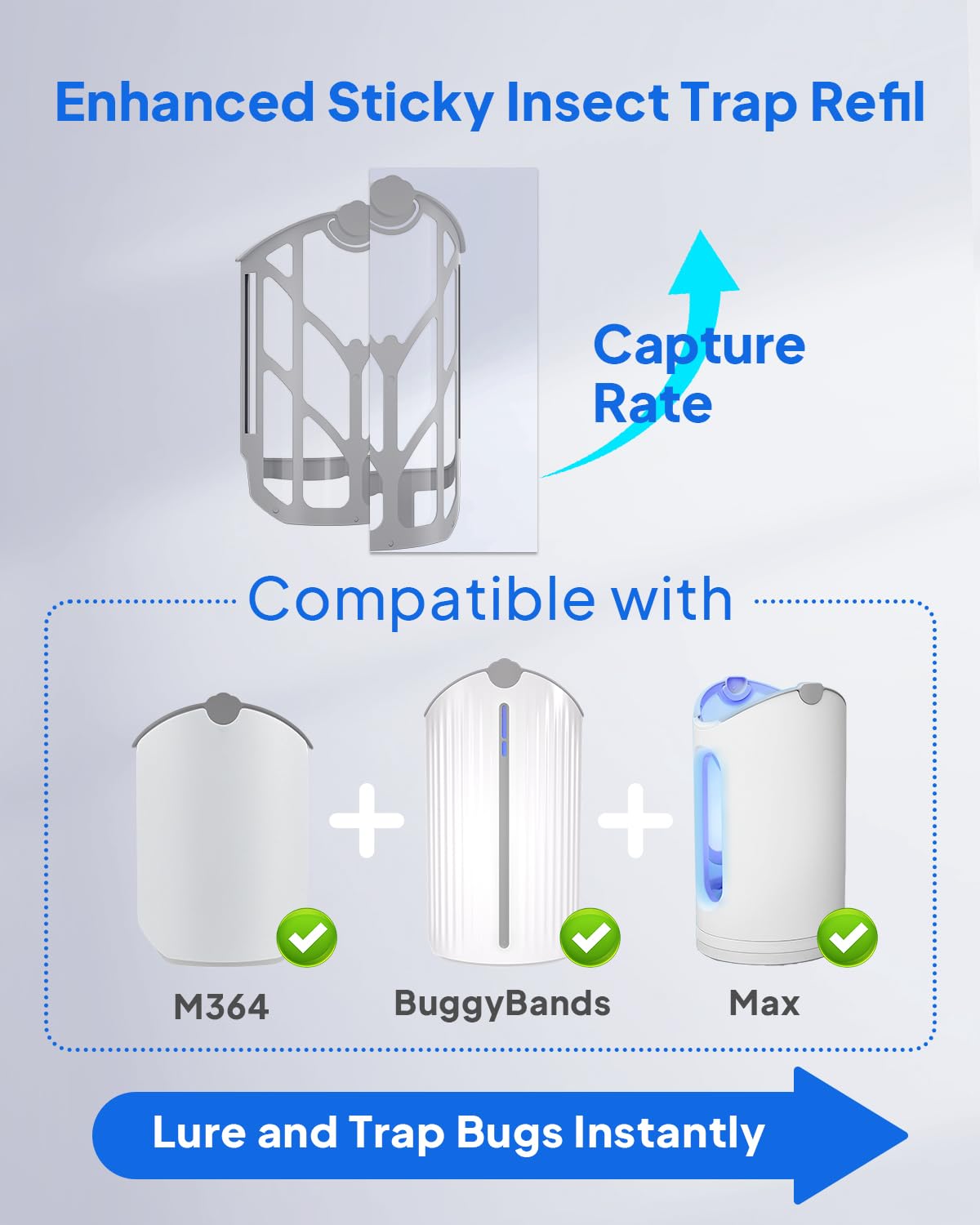 BuggyBands kitchen usage image near food prep area for discreet pest control