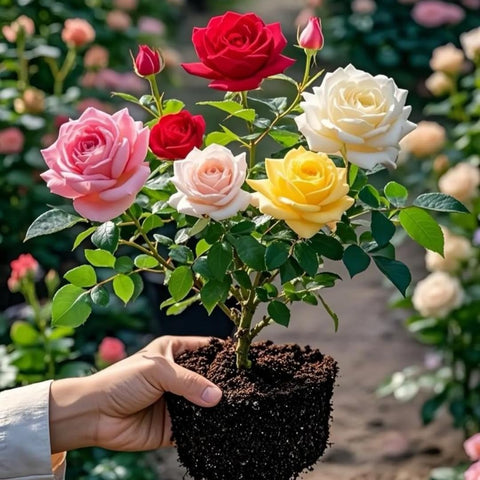 BuggyBeds Beautiful Rose Seeds 25pcs ready to brighten your garden with perennial blooms that return yearly.
