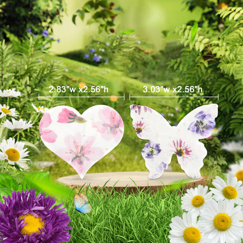 BuggyBeds butterfly shaped seed paper decor that transforms into flowers