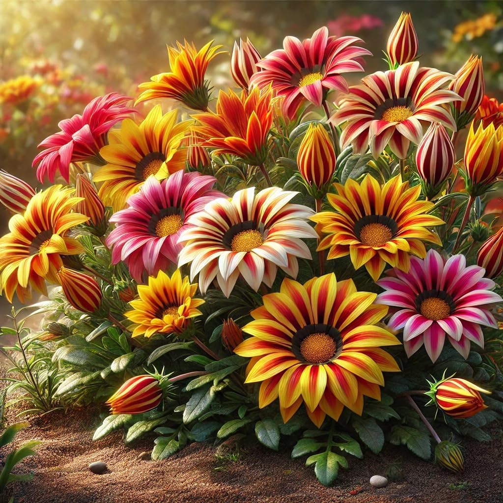 BuggyBeds colorful-bloom-mix-garden displays vibrant, heat-tolerant color in sunny spaces