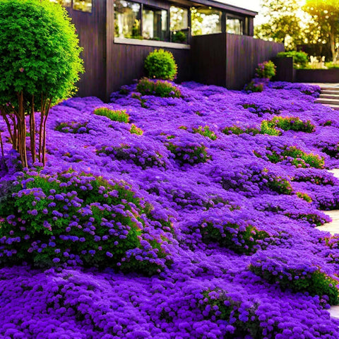 BuggyBeds ground cover planting bed image shows a lush carpet forming.