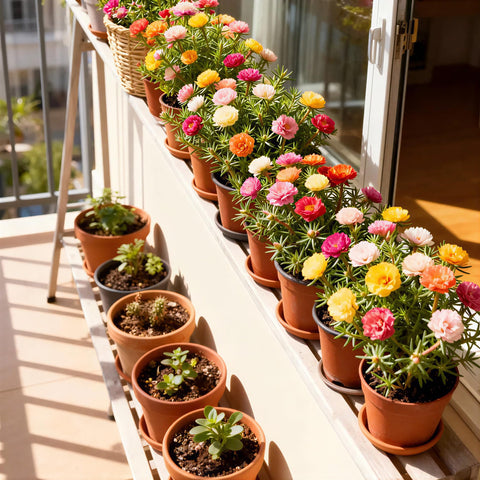 BuggyBeds Mixed-color blooms brighten containers and borders with minimal care.