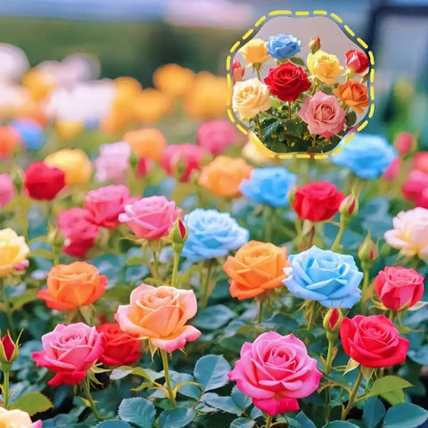 BuggyBeds Perennial Rose Seeds ensure repeated color season after season in your garden.