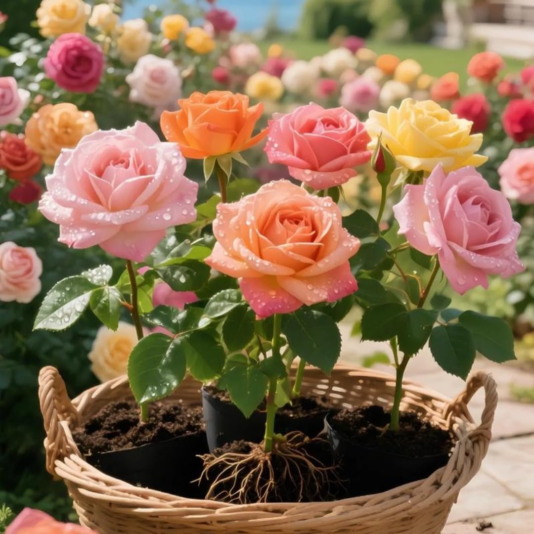 BuggyBeds Rare Exotic Roses Seeds add a striking garden display and ideal wedding decor accents.