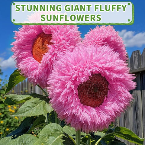 BuggyBeds Teddy Bear fluffy pom-pom blooms bathed in sun