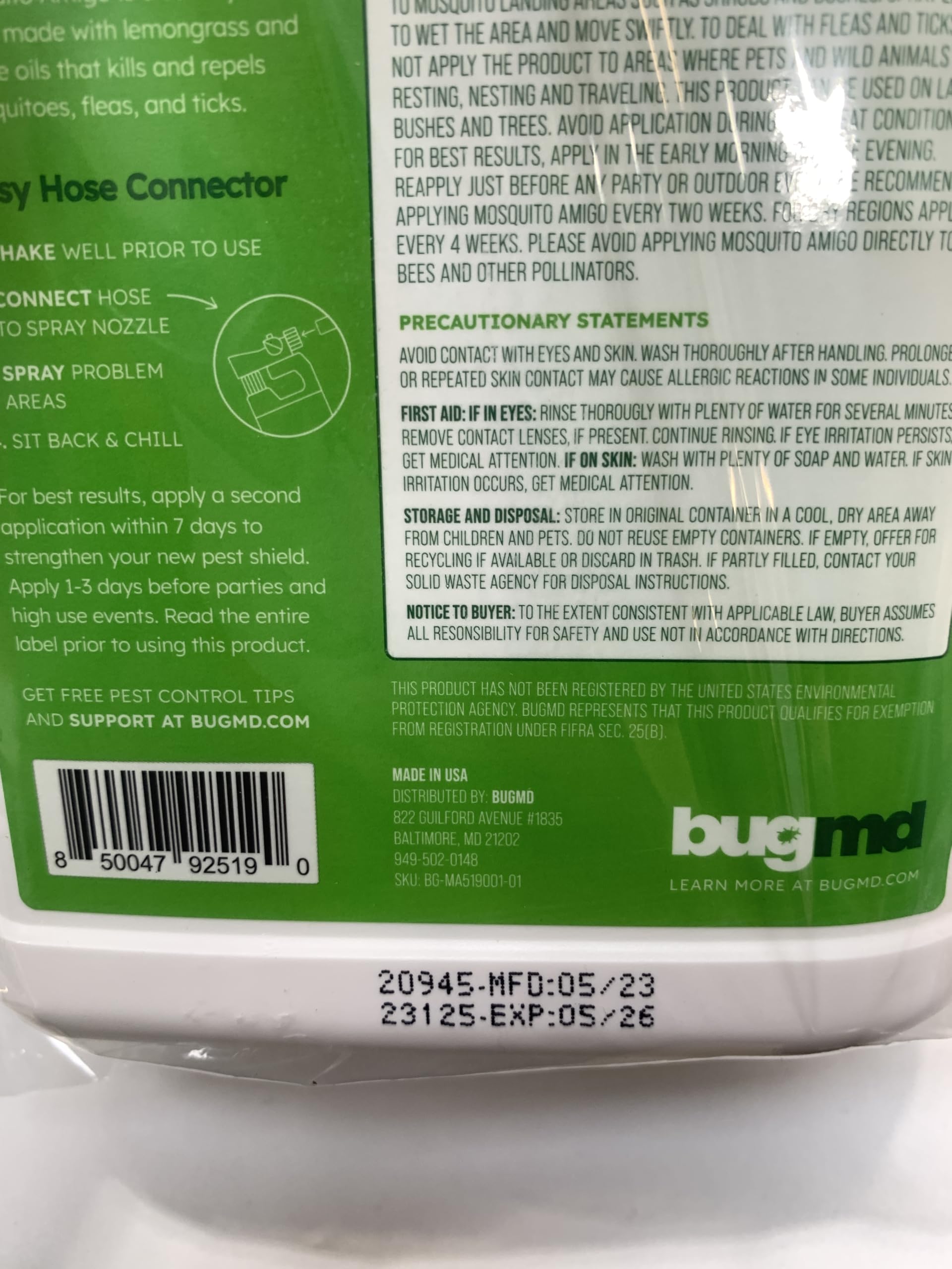 BugMD eliminates pests from eggs to adults for ongoing protection