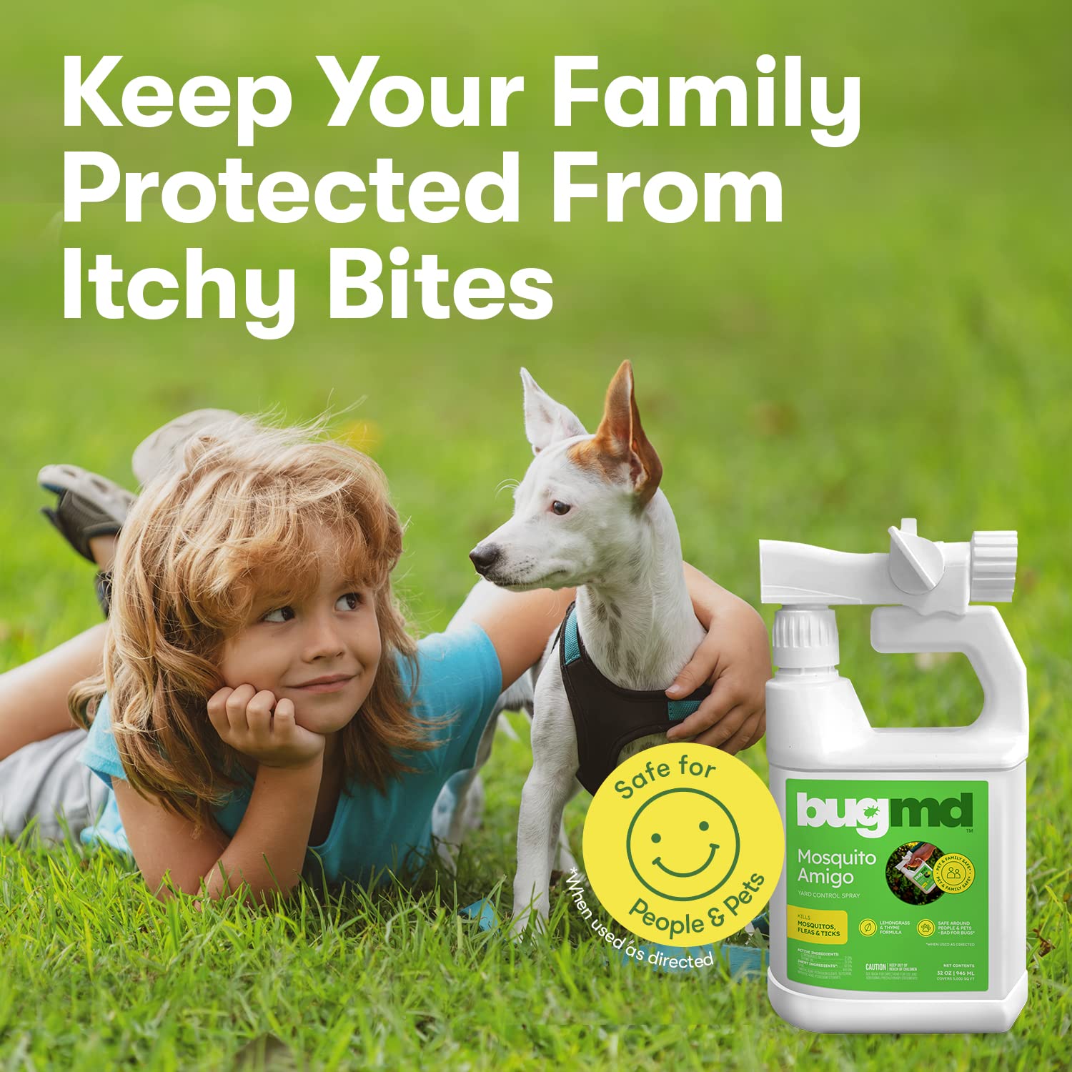 BugMD essential spray dilution bottle ready-to-use for versatile spaces