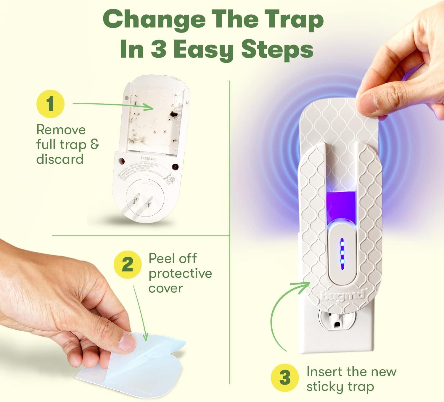 Refill disposal is quick and clean after use
