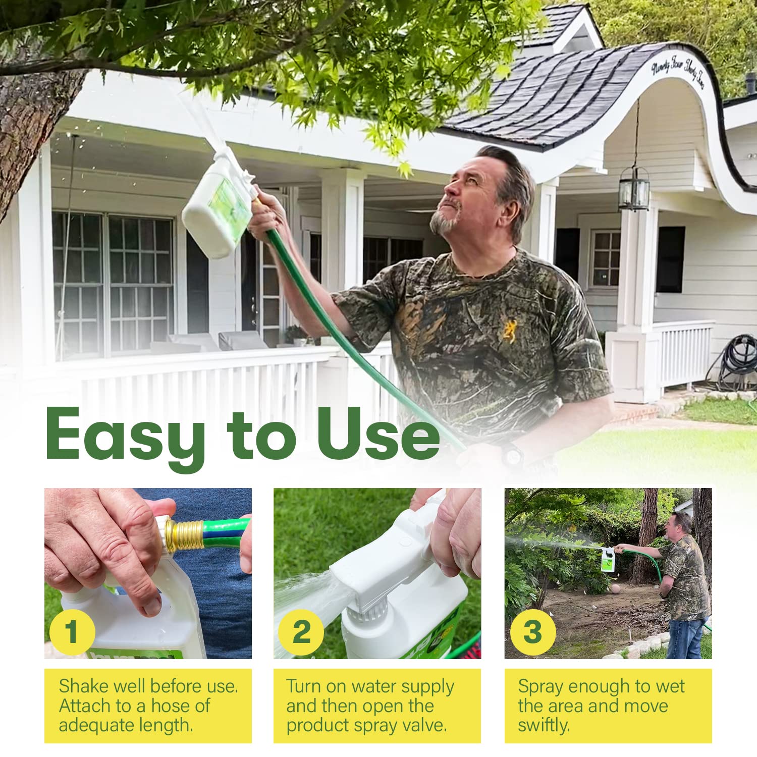 BugMD outdoor garden application for patios and yards
