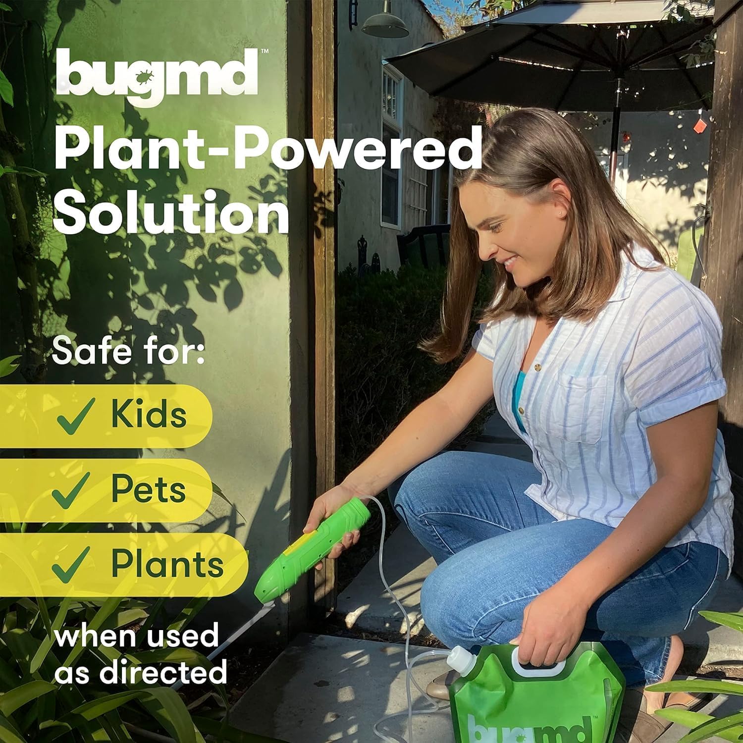 BugMD Pest Blaster Kit easy mist application for quick pest control around home.