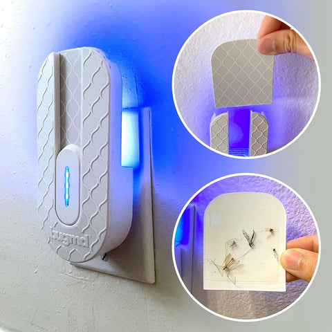 UV light lure activates at dusk to attract pests
