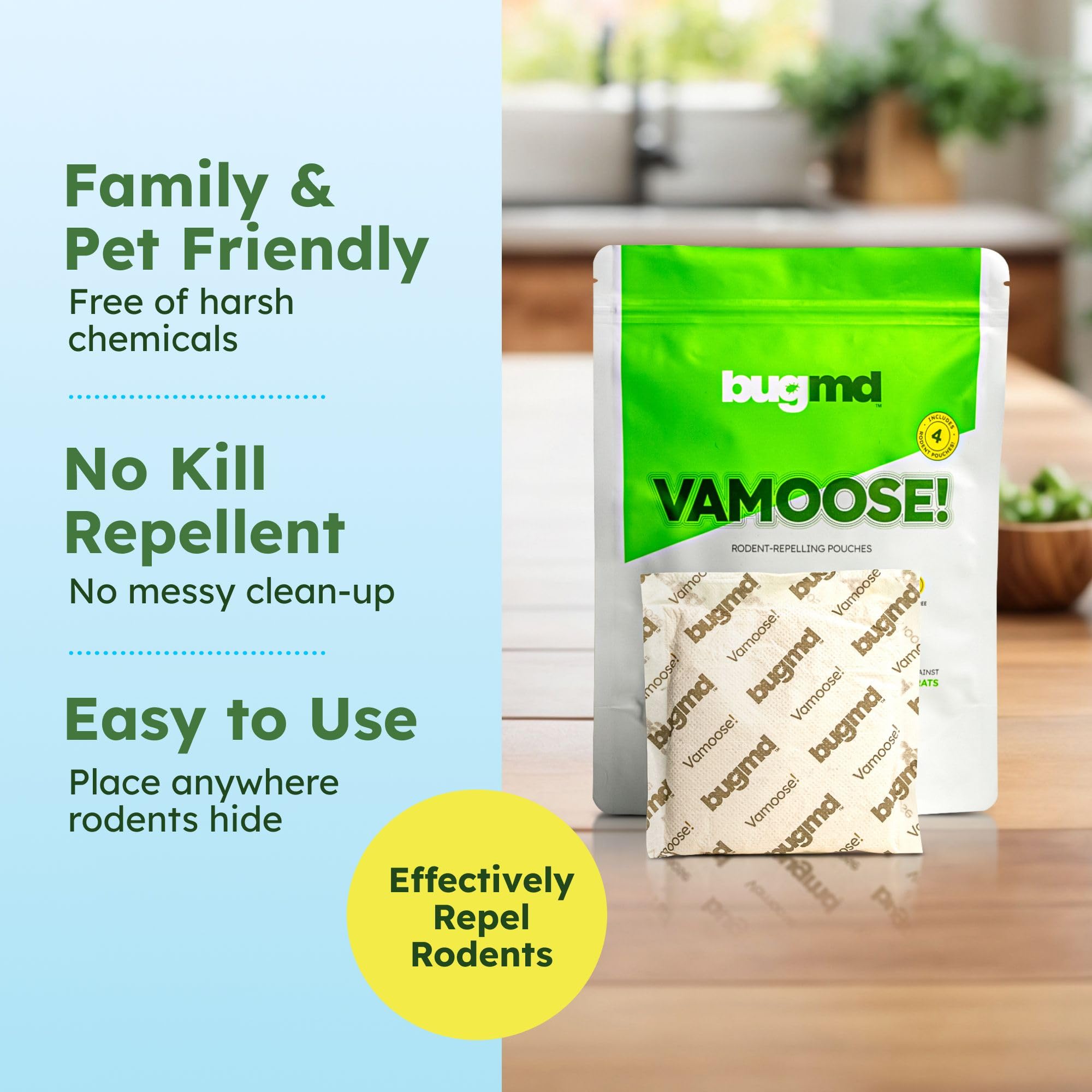 BugMD Vamoose! is proudly made in the USA for reliability.
