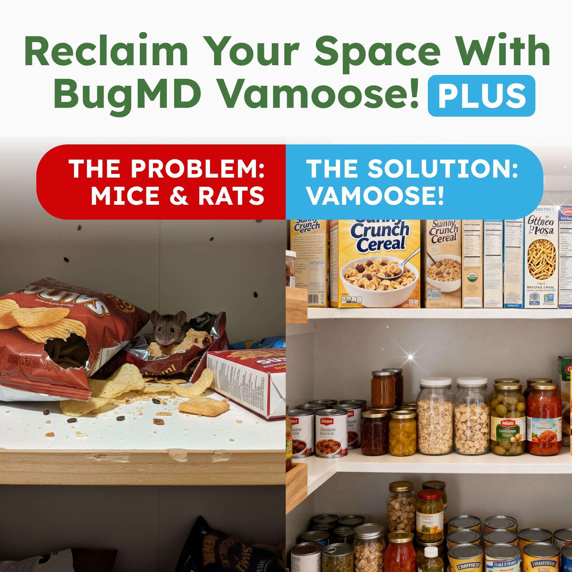 BugMD Vamoose+ non-toxic design suitable for homes with kids.