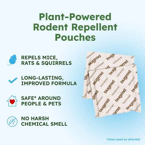 BugMD Vamoose under-sink pouch protects plumbing and cabinets.