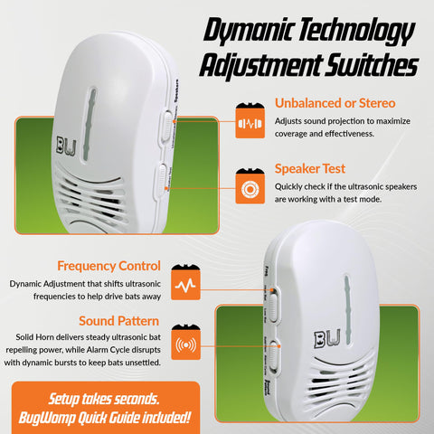 BugWomp BEU-W up to 7000 sq ft coverage for open spaces
