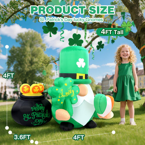 Buheco inflatable Irish heart adds color to outdoor celebrations