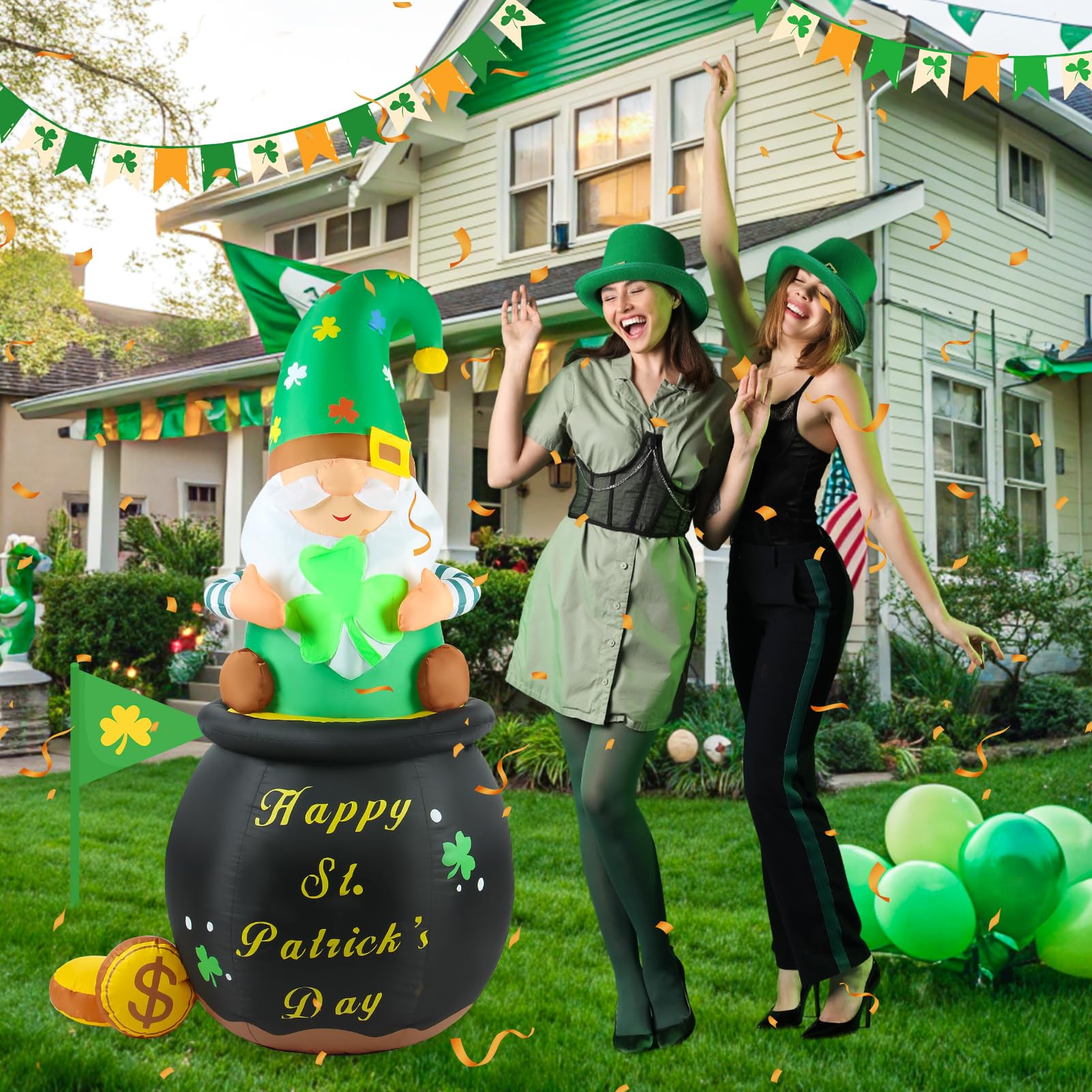 Buheco inflatable decor for storefronts and cafes during holidays