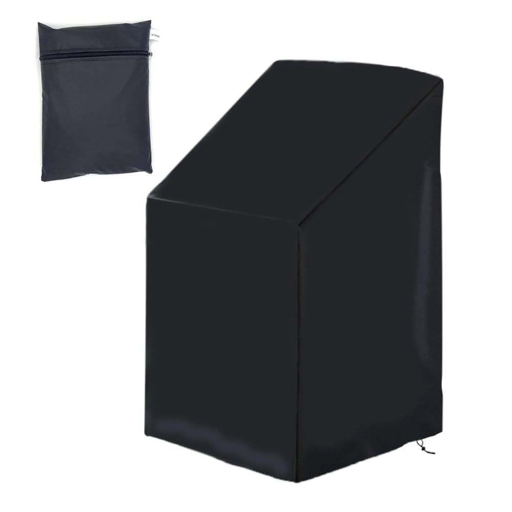 BUHOEOU outdoor chair cover with 210D Oxford fabric for durable weather protection.
