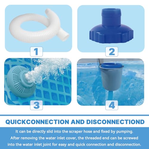 1.5-inch hose fittings reduce leaks and setup time