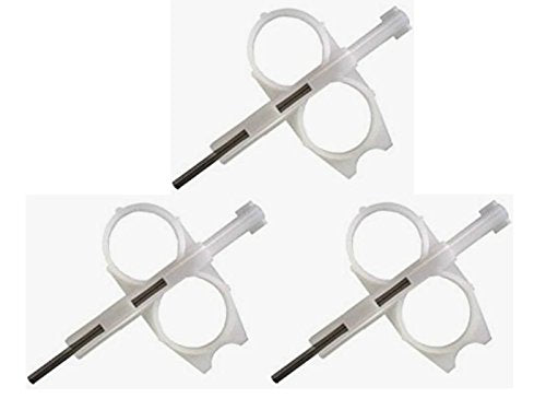 BUILT TO LAST! 3-pack sprinkler adjustment tools in use for precise arc control.