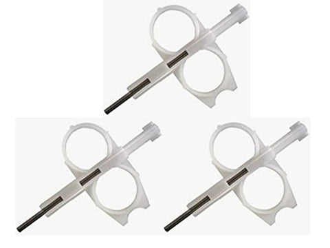 BUILT TO LAST! 3-pack sprinkler adjustment tools in use for precise arc control.